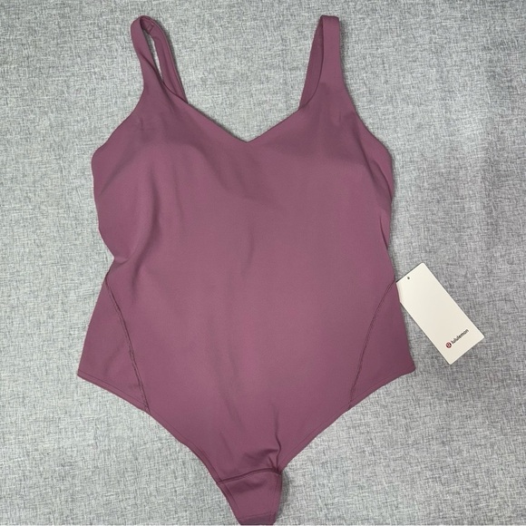 Lululemon Align Nulu Bodysuit Sleeveless Velvet Dusk Size 14 NWT - Picture 1 of 9